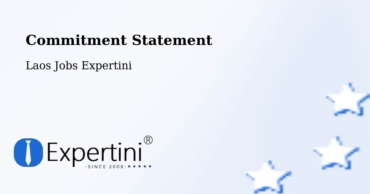 Corporate Commitment – Muang Thapangthong - Laos Jobs Expertini